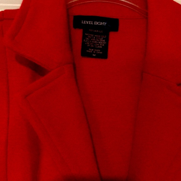 Level Eight Size Medium Red Blazer - Picture 2 of 5